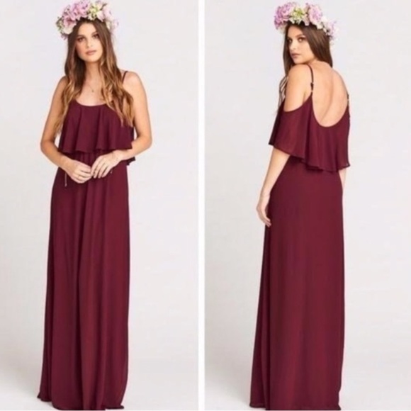 Clearance! Show me Your Mumu Caitlin Ruffle Maxi Dress - Picture 2 of 4